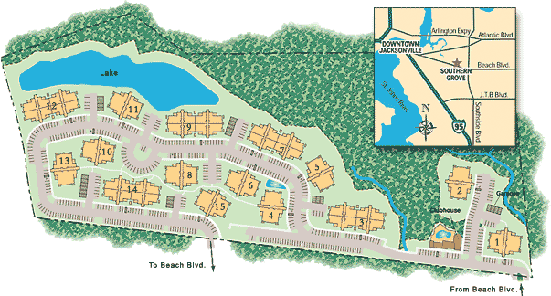 Southern Grove Site Map